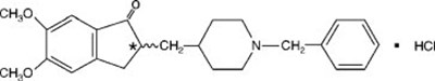 Donepezil Hydrochloride Structural Formula (Memantine And Donepezil Hydrochlorides 2)